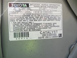 2007 Toyota Sequoia SR5 Silver 4.7L AT 4WD